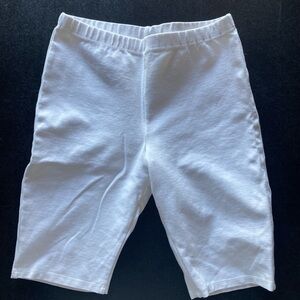White Bike Shorts